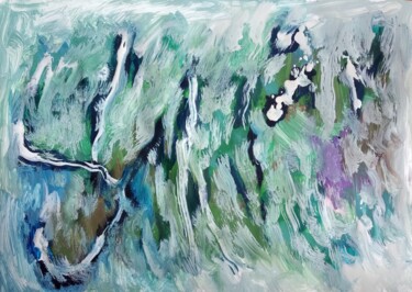 Картина под названием "Абстракт 24-5-11" - Анна Ягужинская, Подлинное произведение искусства, Гуашь