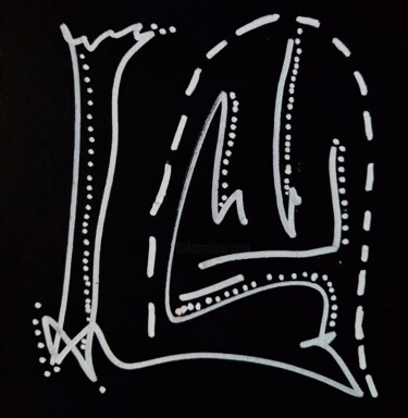 Tekening getiteld "dessin automatique…" door Anna An, Origineel Kunstwerk, Acryl