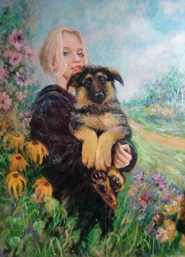 Painting titled "My favourites" by Anna Andreuts, Original Artwork, Oil