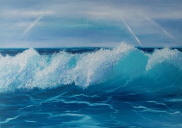 Peinture intitulée "Winter Sea" par Anna Arlt, Œuvre d'art originale, Huile