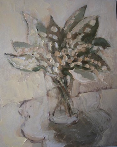 Malarstwo zatytułowany „Lily of the Valley” autorstwa Anna  Bardzka, Oryginalna praca