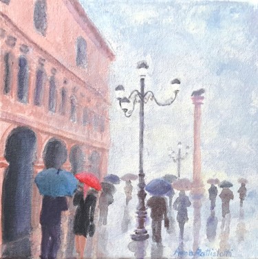 Painting titled "autunno a Venezia" by Anna Battistotti, Original Artwork, Acrylic