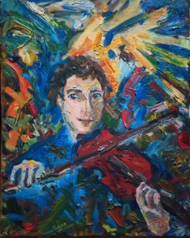 Pintura intitulada "Аллегретто 12 к 414…" por Anna Bazan, Obras de arte originais, Óleo