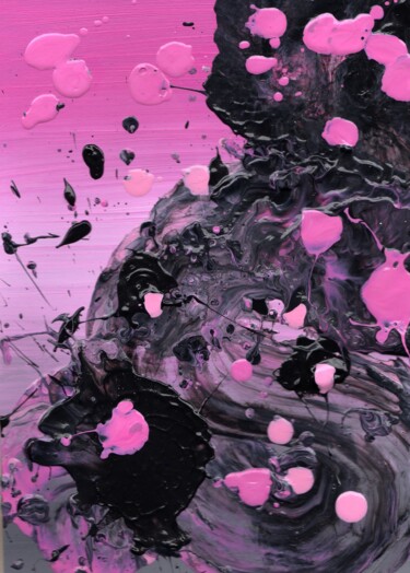 Картина под названием "Blooming - abstract…" - Anna Beglyakova, Подлинное произведение искусства, Акрил