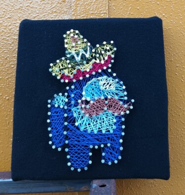 Arte textil titulada "AMONG us" por Anna Belmonte, Obra de arte original, Hilorama