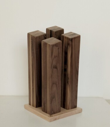 Скульптура под названием "Ara Pacis" - Anna Beltrame A＋D Art, Подлинное произведение искусства, Дерево