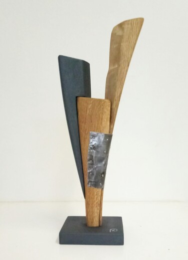 Skulptur mit dem Titel "Forms Industrial-lo…" von Anna Beltrame A＋D Art, Original-Kunstwerk, Holz