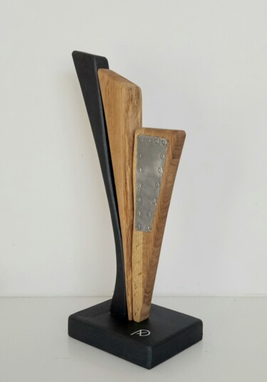 Sculpture titled "Forme astratte-3" by Anna Beltrame A＋D Art, Original Artwork, Wood