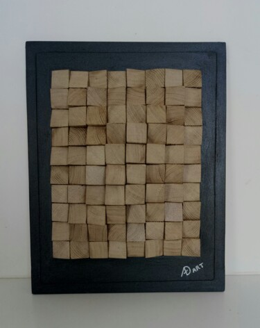 Sculpture titled "Estroflessioni" by Anna Beltrame A＋D Art, Original Artwork, Wood Mounted on Wood Panel