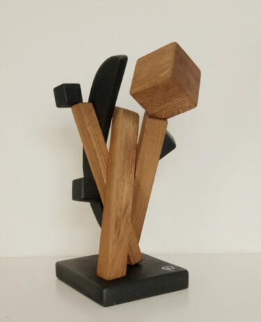 Sculpture intitulée "Ensamble-2" par Anna Beltrame A＋D Art, Œuvre d'art originale, Bois