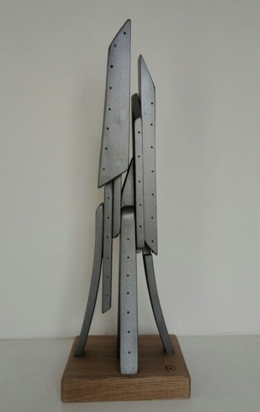Скульптура под названием "Eiffel project" - Anna Beltrame A＋D Art, Подлинное произведение искусства, Дерево