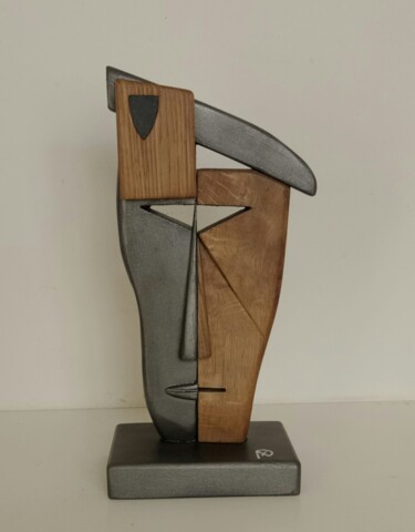 Skulptur mit dem Titel "Legionary-2" von Anna Beltrame A＋D Art, Original-Kunstwerk, Holz