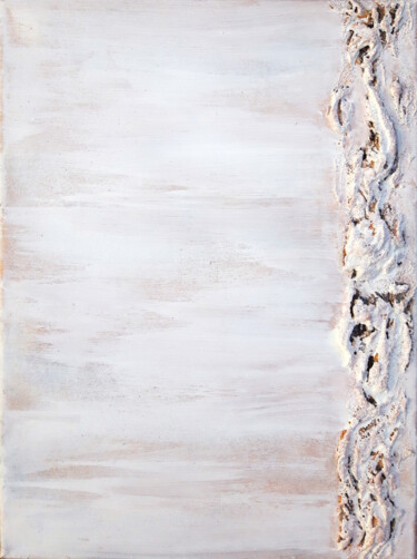 Картина под названием "Old stucco" - Anna Beresneva, Подлинное произведение искусства, Акрил Установлен на Деревянная рама д…