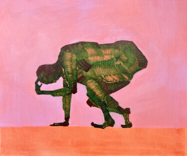 Картина под названием "INSIDE YOURSELF" - Anna Bondar, Подлинное произведение искусства, Масло Установлен на Деревянная рама…