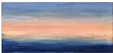 Malerei mit dem Titel "Serene sunrise" von Anna Brazhnikova, Original-Kunstwerk, Öl