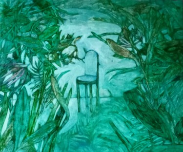 Картина под названием "Стул" - Anna Bulkina, Подлинное произведение искусства, Масло