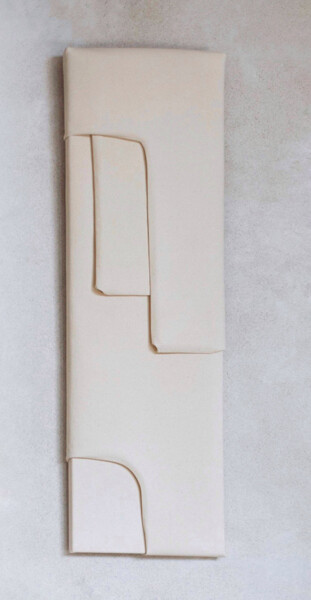 Arte tessile intitolato "Facade.2" da Anna Carmona, Opera d'arte originale, Tessuto Montato su Telaio per barella in legno