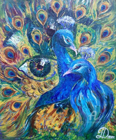 Картина под названием "Мир ярче" - Анна Доценко, Подлинное произведение искусства, Масло