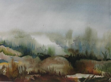 Peinture intitulée "Marsh" par Anna Duyunova, Œuvre d'art originale, Autre
