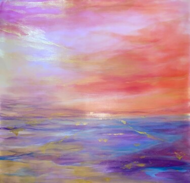 Painting titled "Your best sunset." by Anna Evtushenko, Original Artwork, Acrylic