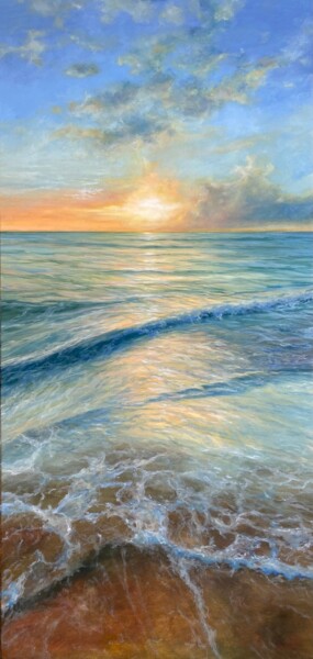 Painting titled "Pastel." by Anna Evtushenko, Original Artwork, Oil