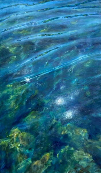 Peinture intitulée "Depths." par Anna Evtushenko, Œuvre d'art originale, Huile