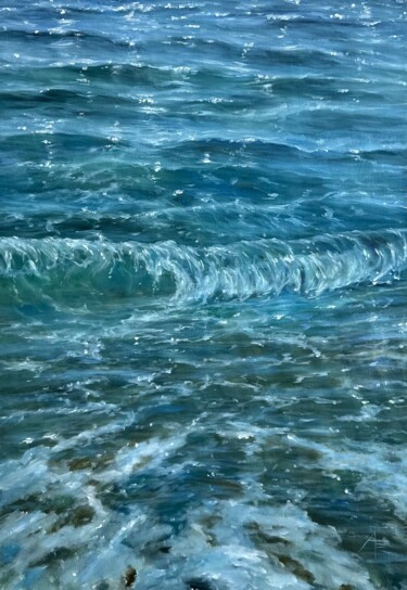 Картина под названием "Baltic coast." - Anna Evtushenko, Подлинное произведение искусства, Масло