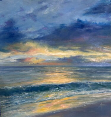Painting titled "Doldrums in shades…" by Anna Evtushenko, Original Artwork, Oil