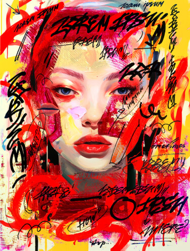 Incisioni, stampe intitolato "Beauty in Abstracti…" da Anna Gaikovich, Opera d'arte originale, Acrilico