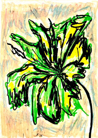 Malerei mit dem Titel "Luminous Lilies" von Anna Gaikovich, Original-Kunstwerk, Pastell Auf Andere starre Platte montiert