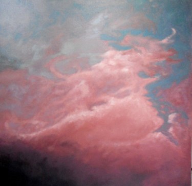 Peinture intitulée "Nuvola per Sara" par Anna Gianotti, Œuvre d'art originale, Huile