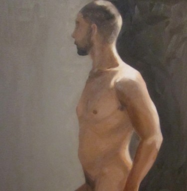 Peinture intitulée "Julien" par Anna Gianotti, Œuvre d'art originale, Huile