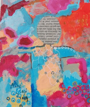 Pittura intitolato "Dans le verger #art…" da Anna Grazi, Opera d'arte originale, Acrilico