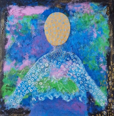 Malerei mit dem Titel "Le précieux la veil…" von Anna Grazi, Original-Kunstwerk, Acryl