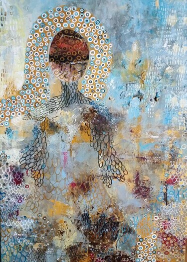 Peinture intitulée "La radieuse de prin…" par Anna Grazi, Œuvre d'art originale, Acrylique