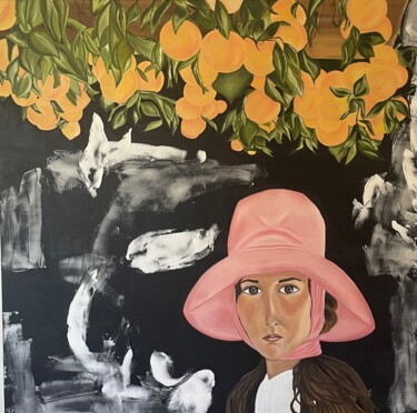Картина под названием "Portugal" - Anna Grete Moller, Подлинное произведение искусства, Масло Установлен на Деревянная рама…