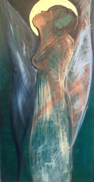 Malarstwo zatytułowany „Angel Lady Konstant…” autorstwa Anna Grochowska, Oryginalna praca