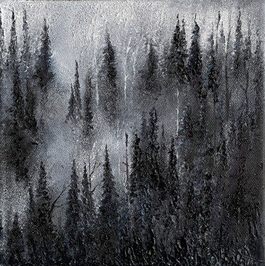 Картина под названием "FAIRY FOREST" - Anna Gurechkina, Подлинное произведение искусства, Масло Установлен на Деревянная рам…