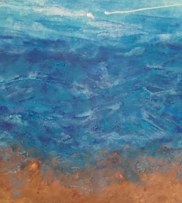 Peinture intitulée "Littoral africain" par Anna, Œuvre d'art originale, Acrylique