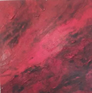 Painting titled "Vesuve 2" by Anna, Original Artwork, Acrylic