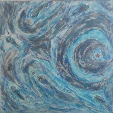 Peinture intitulée "Cosmos" par Anna, Œuvre d'art originale, Acrylique