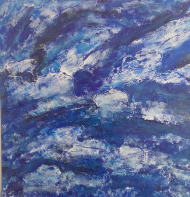 Peinture intitulée "Cumulus" par Anna, Œuvre d'art originale, Acrylique