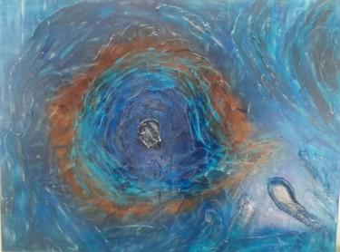 Painting titled "Oeil de dieux" by Anna, Original Artwork, Acrylic