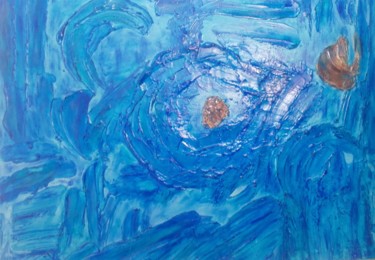 Peinture intitulée "Oeil de dieux 3" par Anna, Œuvre d'art originale, Acrylique