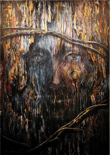 Картина под названием "Life Slice 2" - Anna Khora, Подлинное произведение искусства, Другой
