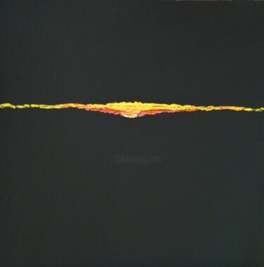 Картина под названием "Последний луч" - Анна Корнилина, Подлинное произведение искусства, Масло