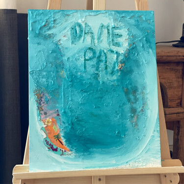 Painting titled "Da Me Paz" by Anna Kryvych, Original Artwork, Acrylic