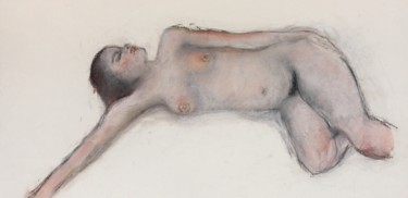 Dessin intitulée "the-dream" par Anna Langowski, Œuvre d'art originale, Pastel