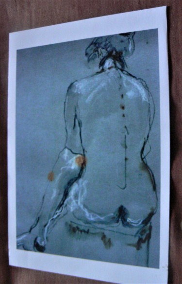 Dessin intitulée "Bérengère" par Anna Langowski, Œuvre d'art originale, Crayon