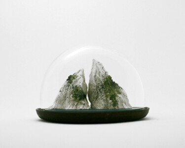 Escultura intitulada "Separation Islands" por Anna Magdalena Wojcik, Obras de arte originais, Argila
